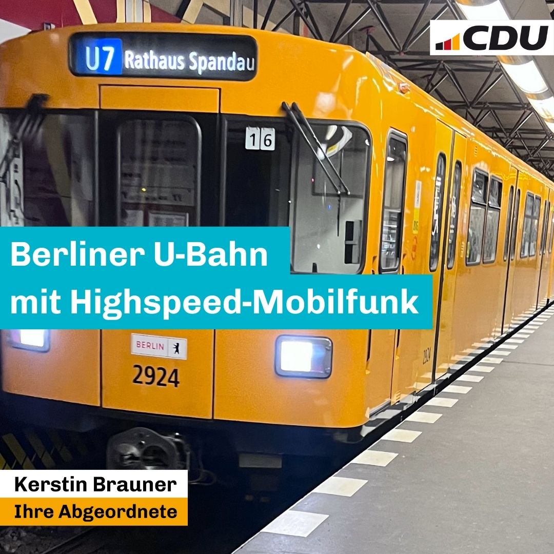 Schnelles Internet in der Berliner U-Bahn
