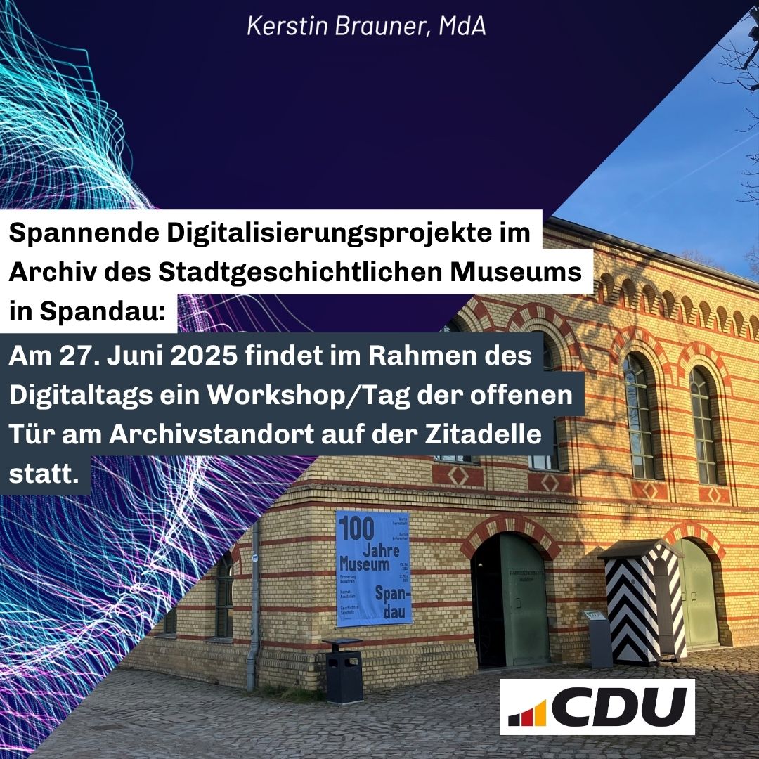 Digitalisierungsprojekte auf der Zitadelle!