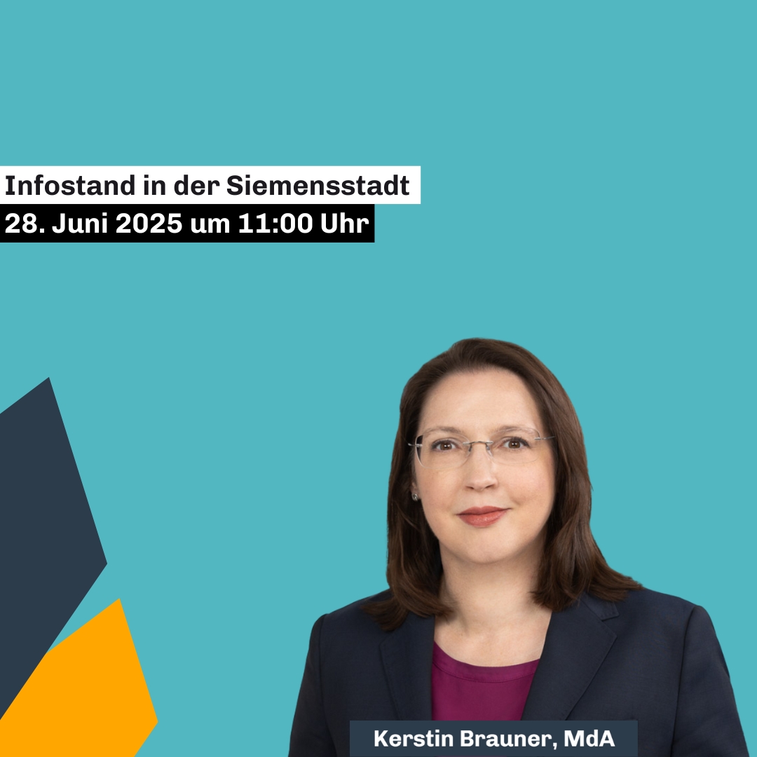 Infostand in der Siemensstadt