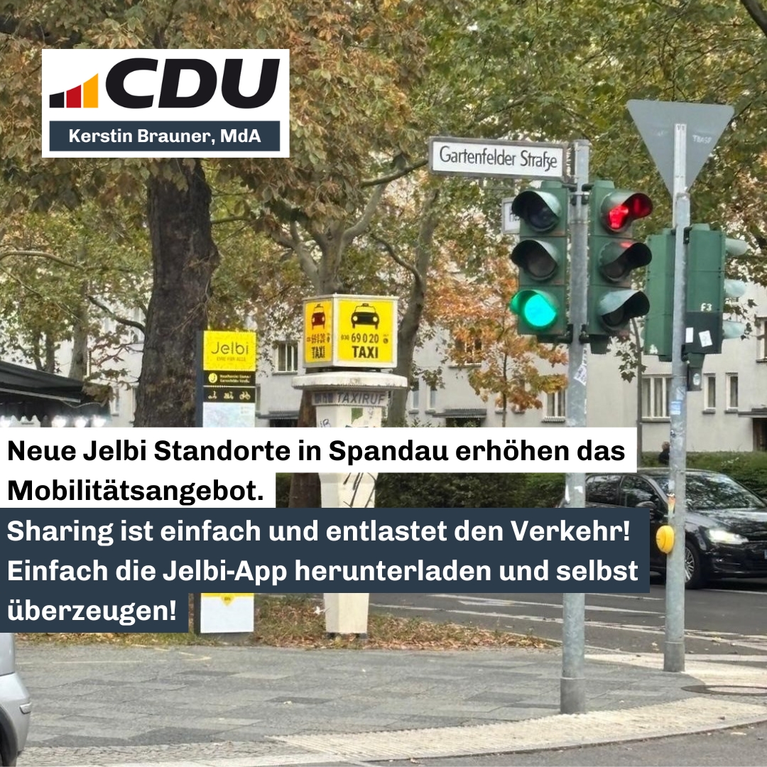Neue Jelbi-Standorte in Spandau Neue Jelbi-Standorte in Spandau