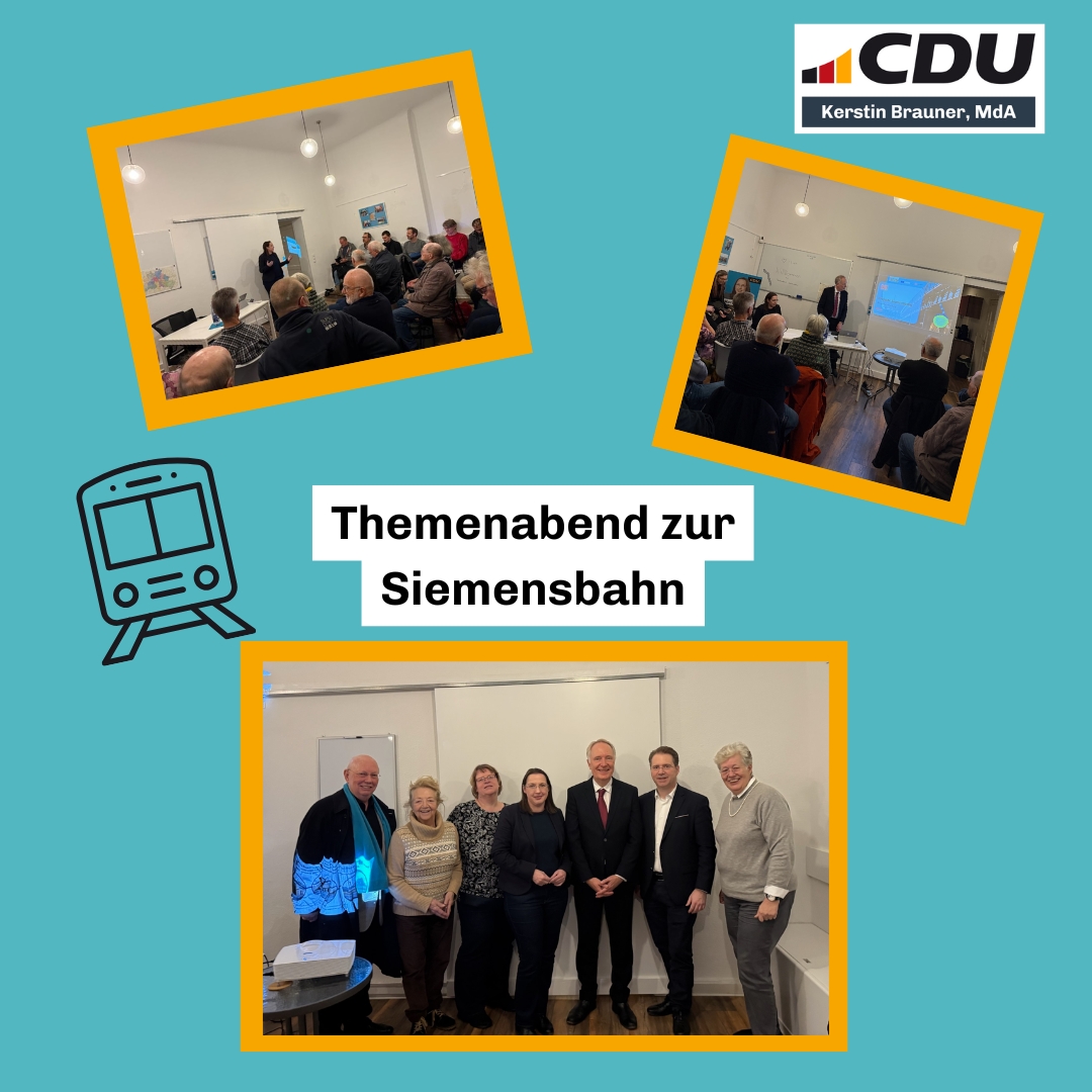 Themenabend im B�rgerb�ro zur Siemensbahn 