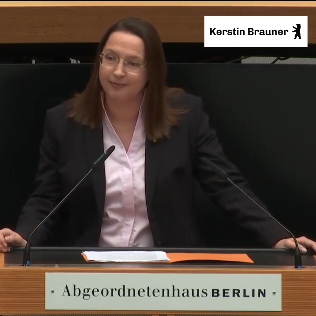 Rede in der Plenarsitzung im Berliner Abgeordnetenhaus