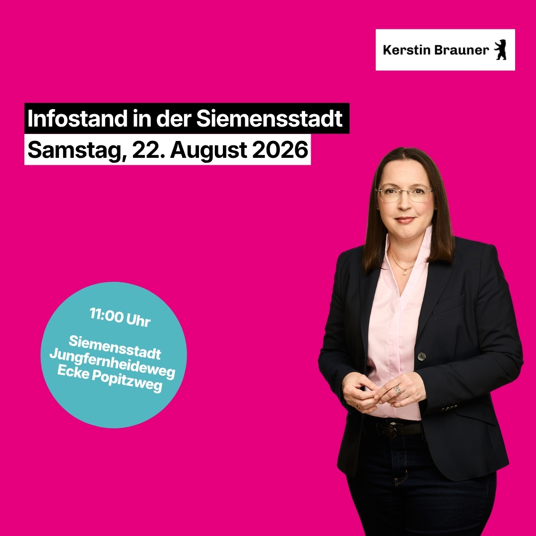 Infostand in der Siemensstadt
