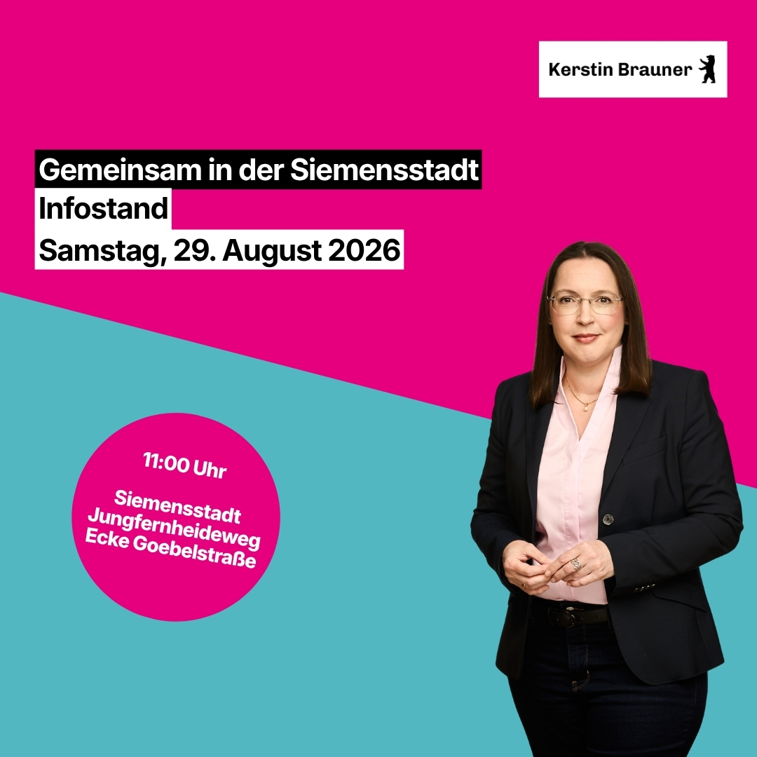 Infostand in der Siemensstadt