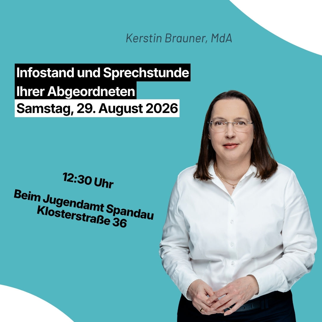 Infostand und Sprechstunde Ihrer Abgeordneten