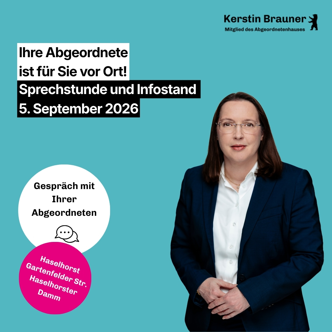 Infostand und Sprechstunde in Haselhorst