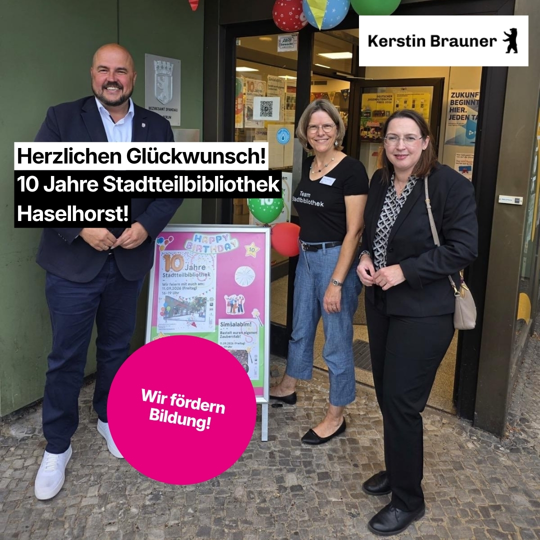 10 Jahre Stadtteilbibliothek Haselhorst!